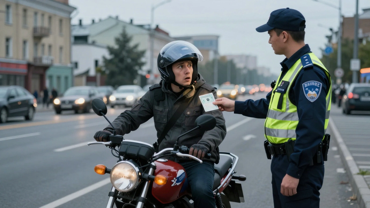 Что будет, если ездить на мотоцикле без категории А, но с категорией В?