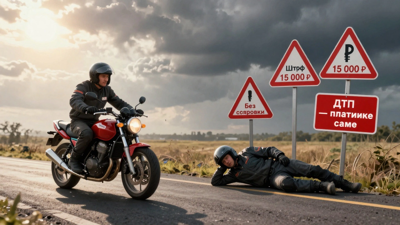 Разделённая дорога: один путь — безопасный с категорией А, другой — с штрафами и рисками.